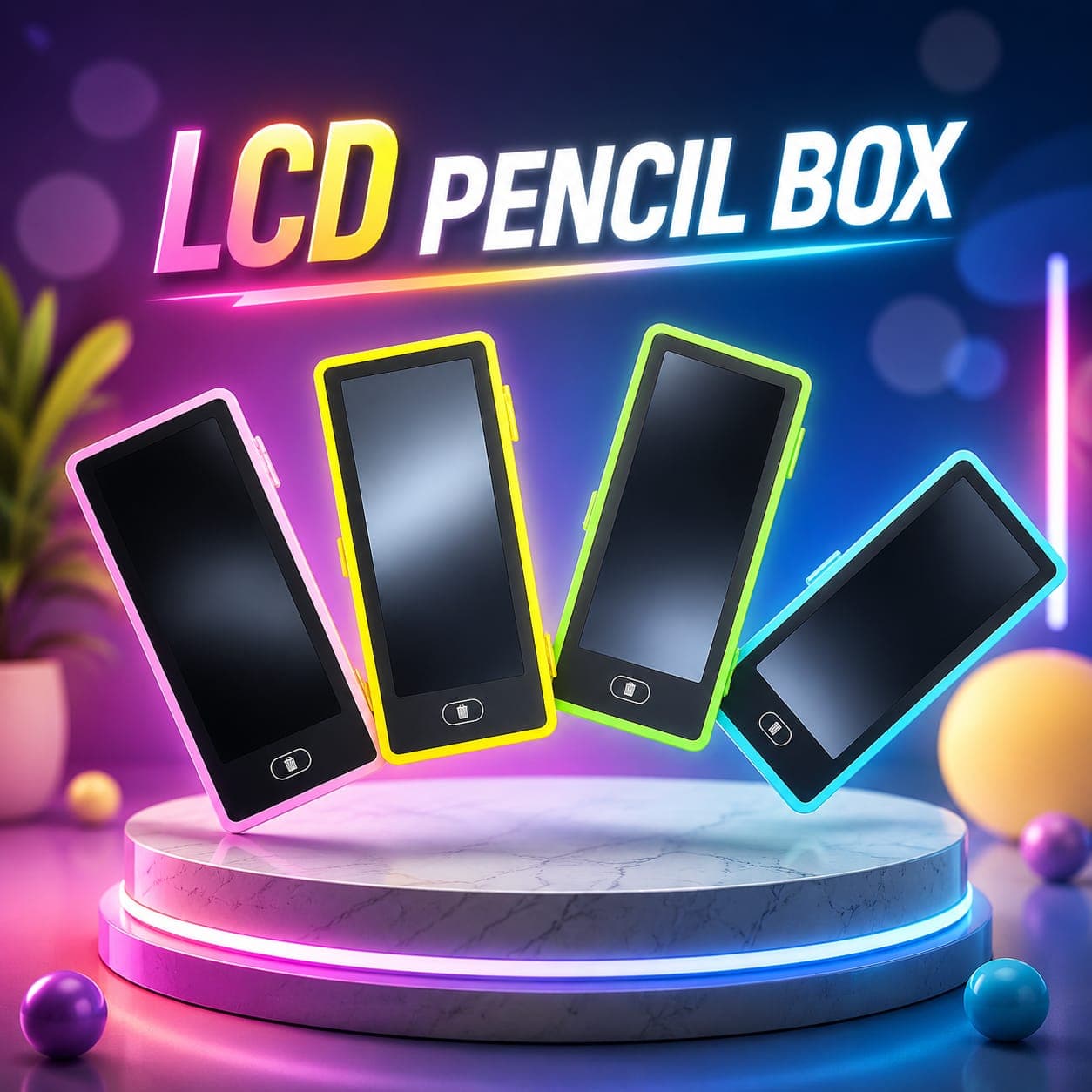 LCD pencil box