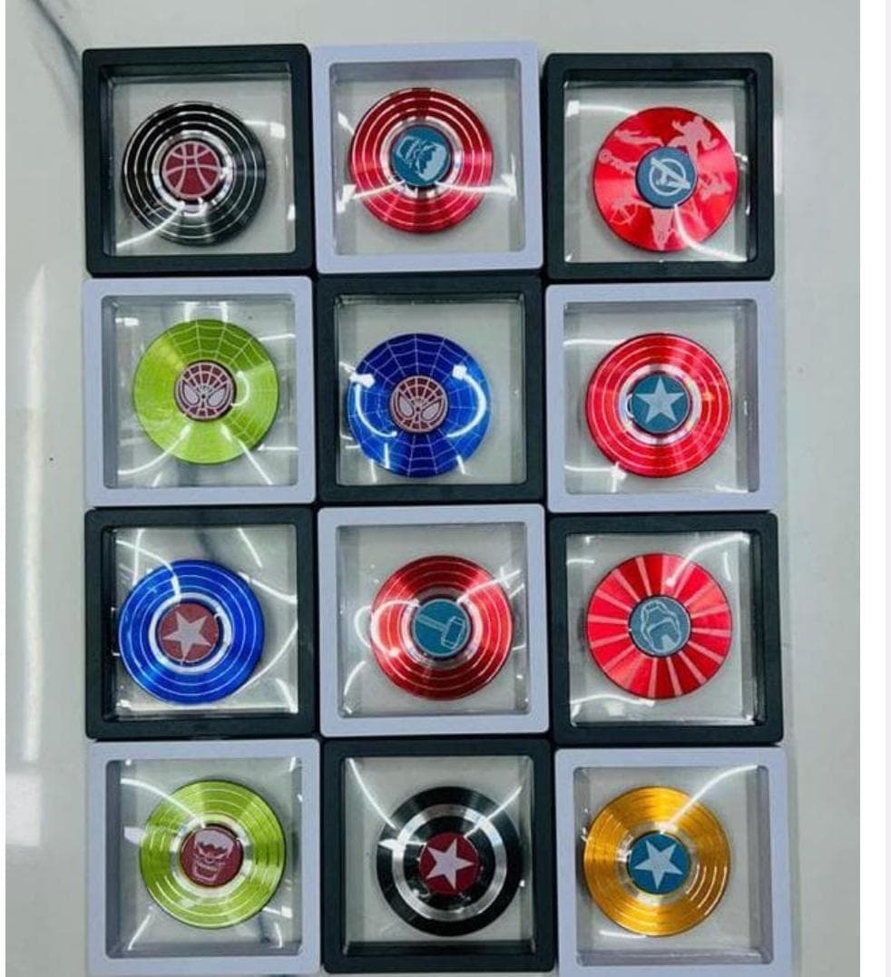 Fidget spinner avenger theme